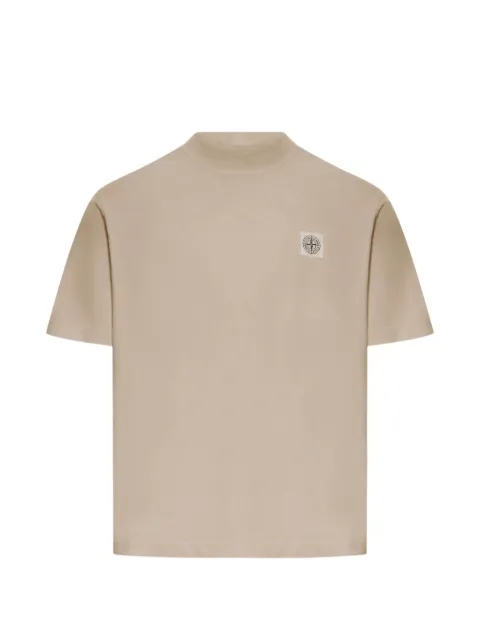 Stone Island 2100030 combed organic cotton jersey T-shirt Neutrals L1S152100030S0115
