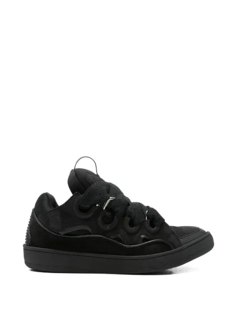 Lanvin Curb lace-up sneakers Black FUSKDK12GRAGP2510