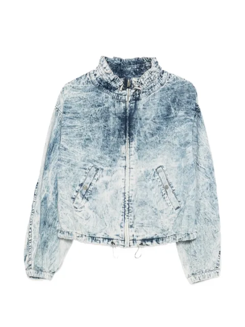 MARANT ÉTOILE zipped denim jacket Blue VE0372FDD1H04E