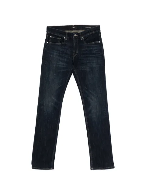 7 For All Mankind logo-patch jeans Blue 7TE70F971W9