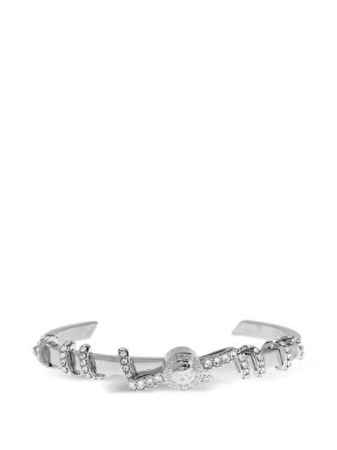 Versace Gianni crystal-embellished bracelet Silver 10229511A00621