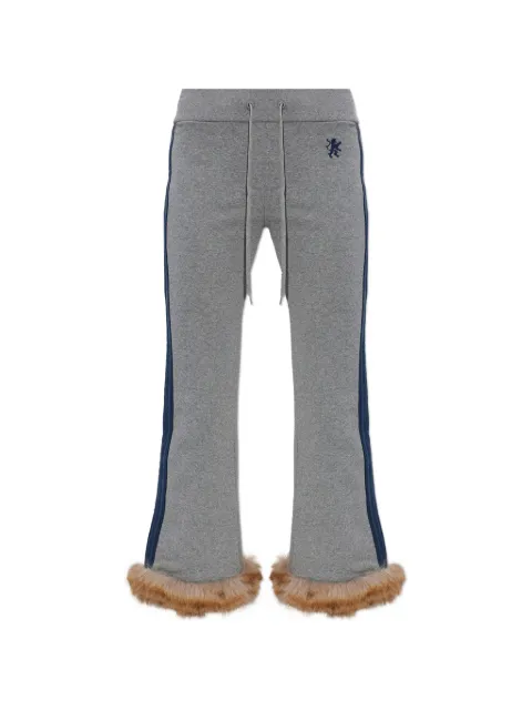 Balenciaga fur trim trousers Grey 861376TTVH3