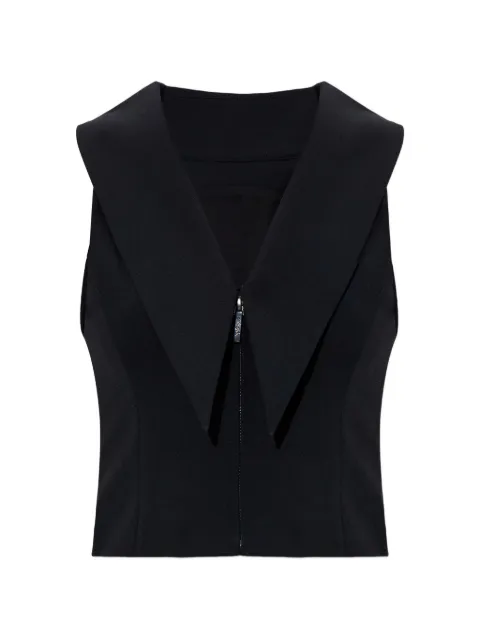 Cult Gaia Imania V-neck vest Black TP32639YP3559