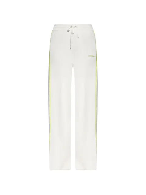 Casablanca drawstring-fastening track pants White WSP26KW124501
