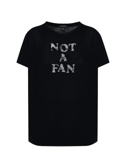 R13 printed crew-neck T-shirt Black R13WK001K124A