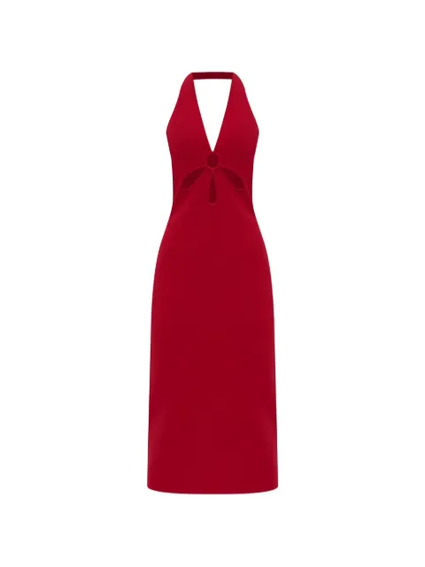 Cult Gaia cut-out halterneck midi dress Red DR32597YV2418