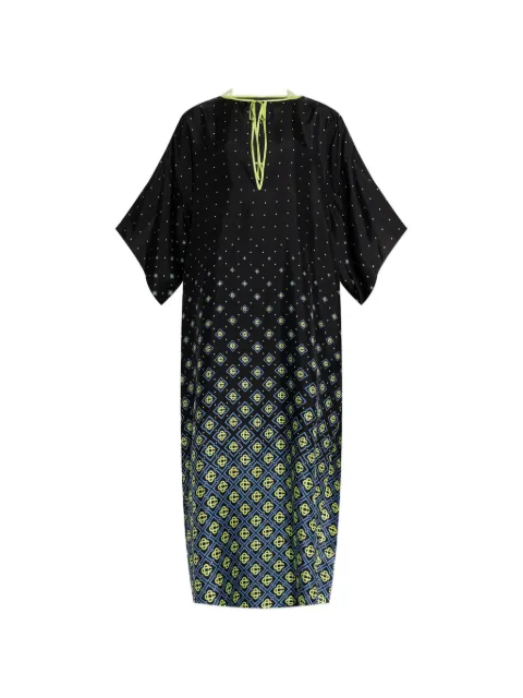 Casablanca silk maxi dress Black WSP26DR15401