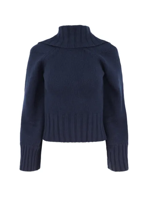 Cult Gaia open-back sweater Blue SW32626YN2223