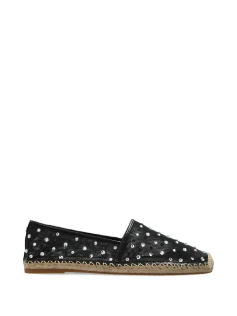Michael Michael Kors crystal-embellishment espadrilles Black 40R6KZFP2D