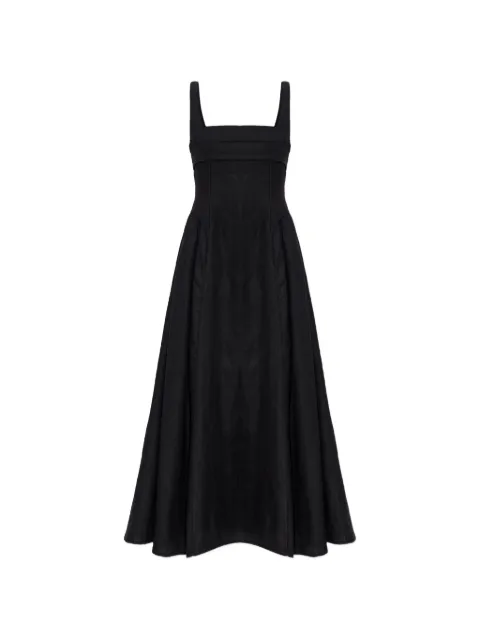 Cult Gaia buckle square-neck midi dress Black DR1973LN3390