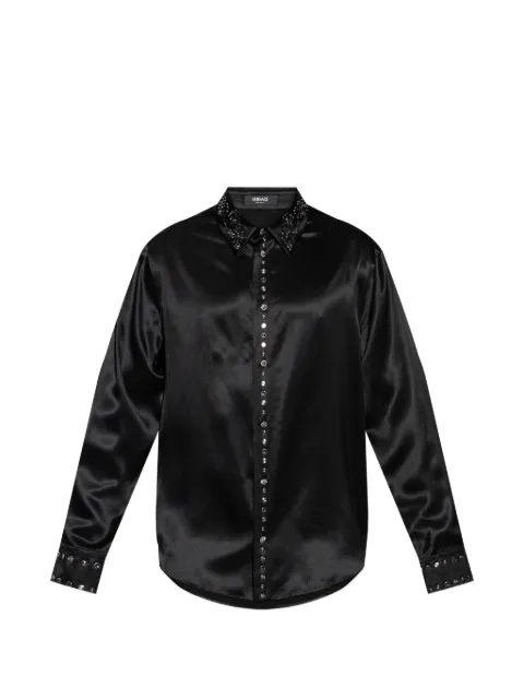 Versace embellished shirt Black 10228051A17017