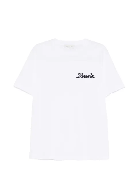 Lanvin logo T-shirt White RMTS0012J316P26