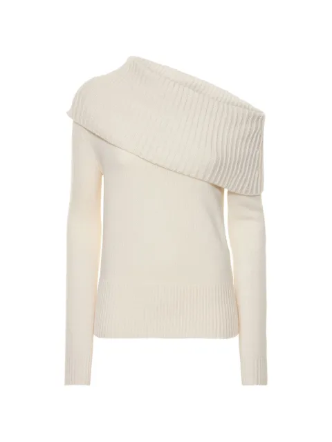 Michael Kors asymmetric-collar sweater Neutrals BK454Y0003