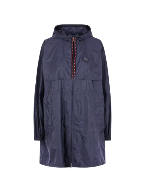 Prada Re-Nylon parka coat Blue 29Y171SWMO1WQ9F0AA7