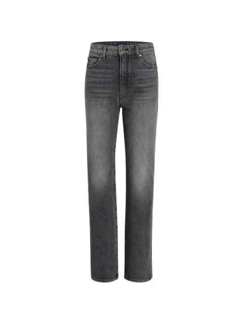 KHAITE Stonewashed straight jeans Grey 1032925031031