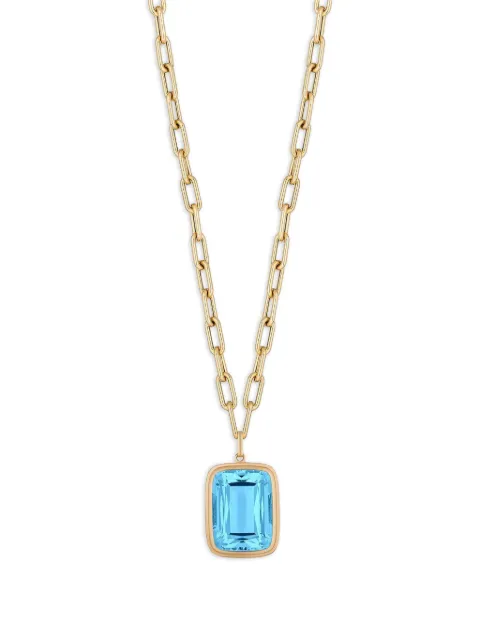 Goshwara blue-topaz necklace Gold JP0190BTYSM