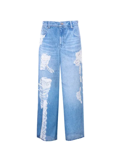LIU JO denim-effect trousers Blue UA6312T595879044