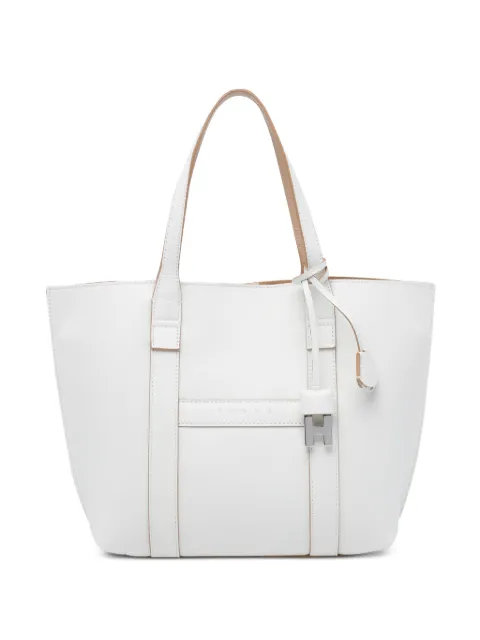 Hogan Script top-handles tote bag White KBW01WA0200UZU