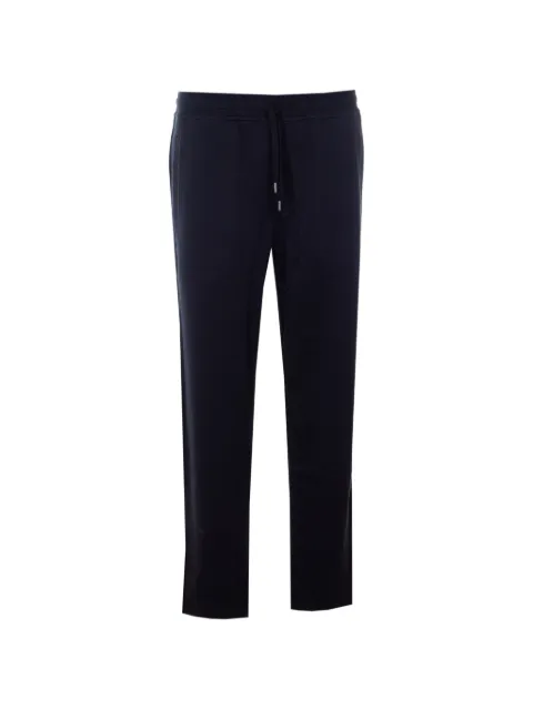 Brunello Cucinelli elasticated waist cotton track pants Blue MW8633243GC101