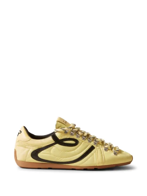 Claudie Pierlot Swing panelled sneakers Yellow CFACH00709