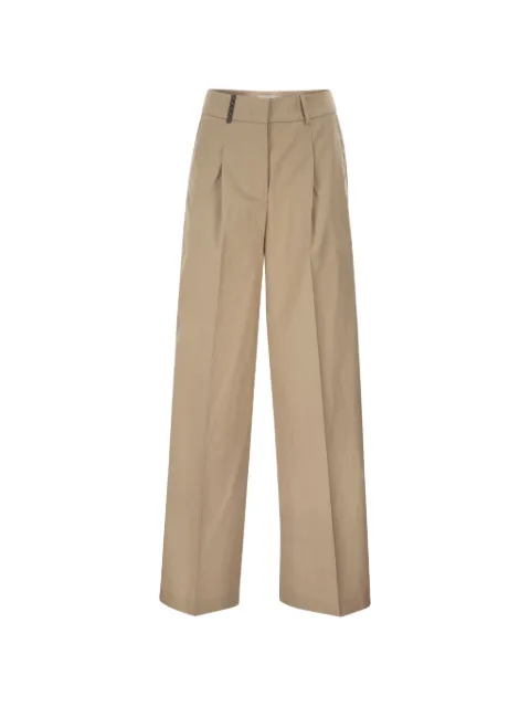 Peserico pleats tailored trousers Neutrals A0468301979246