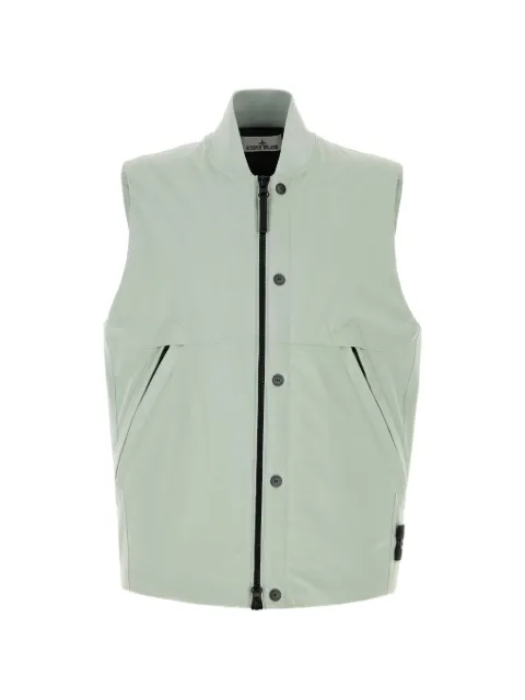 Stone Island zip-up gilet Green L1S15G100003S0A27