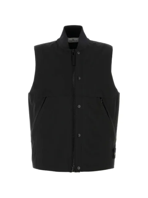 Stone Island G100003 Soft Shell-R_E.Dye® technology vest with wind-and water-resistant membrane Black L1S15G100003S0A27