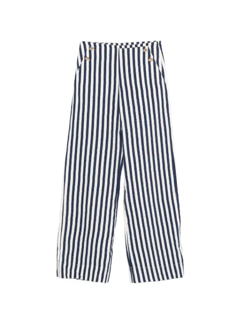Maje linen blend sailor trousers Blue MFPPA00820