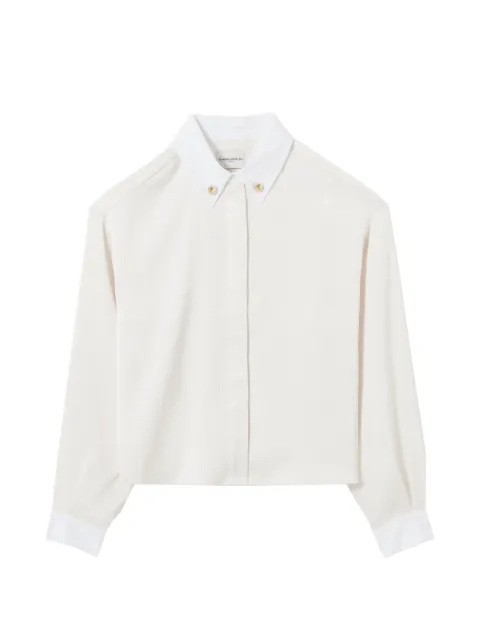 Claudie Pierlot buttoned-collar shirt Neutrals CFPCM00593