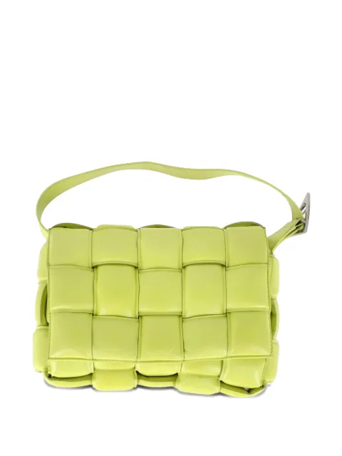 Bottega Veneta Pre-Owned Cassette leather shoulder bag Yellow HNPUGBBA637167W