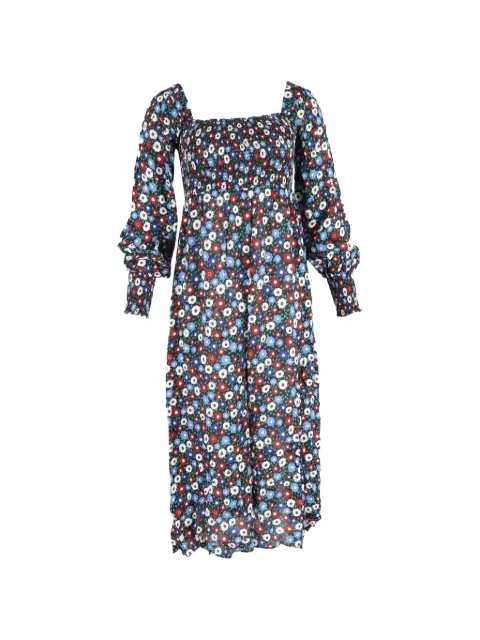 Rixo printed midi dress Blue NAPPUGBCL524056W