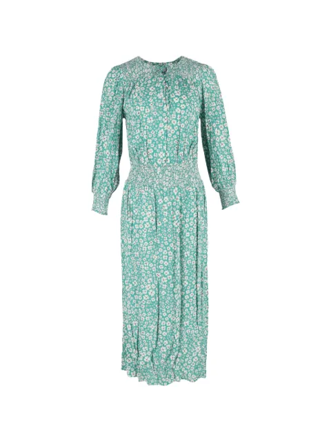 Rixo 2023 Marianna floral-print maxi dress Green NAPPUGBCL633947W