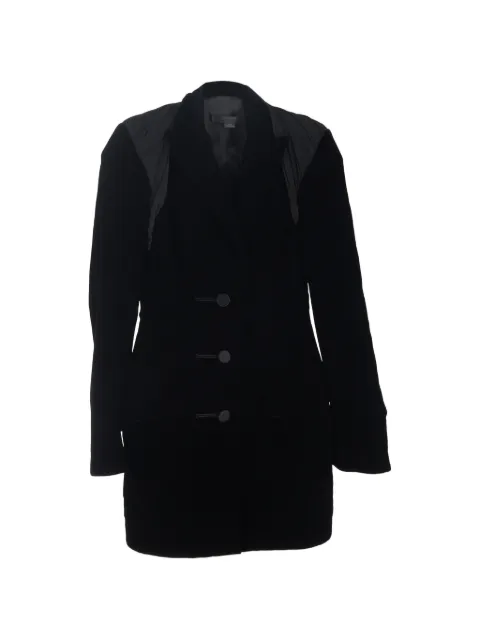 Pre-Owned Alexander Wang single-breasted blazer Black NAPPUGBCL584992W
