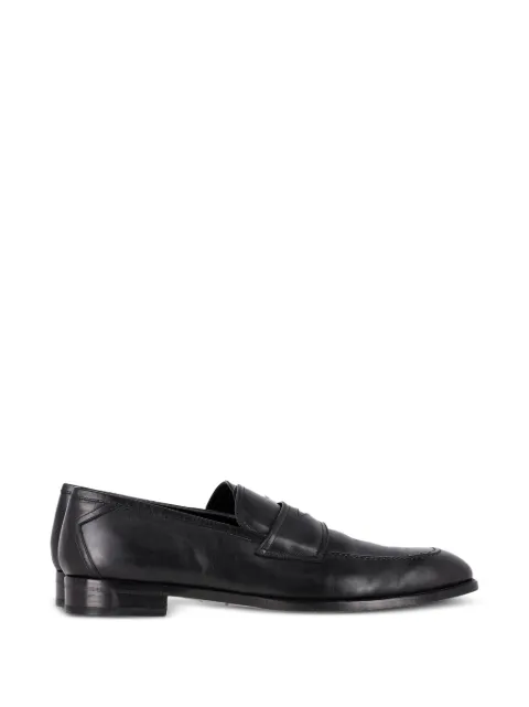 Ermenegildo Zegna Vintage leather penny loafers Black NAPPUGBSH629241M
