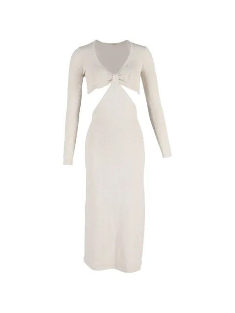 Cult Gaia Jana cut-out dress White NAPPUGBCL524065W