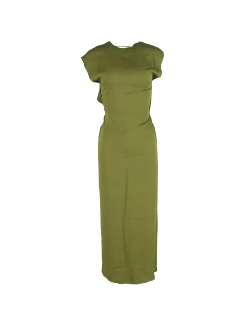 Christopher Esber cap-sleeve backless maxi dress Green NAPPUGBCL518396W