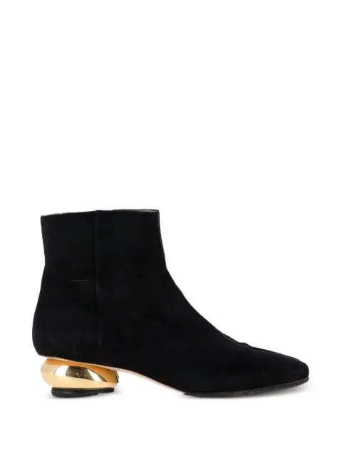 Stuart Weitzman Freja sculpted-heel ankle boots Black HNPUGBSH584883W