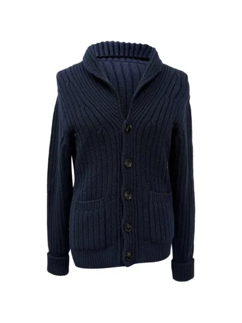 Tom Ford Vintage shawl-collar cardigan Blue MRPPUGBCL508704M