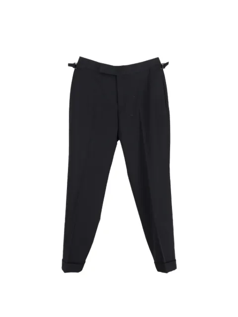 Tom Ford Vintage buckle-fastening trousers Black NAPPUGBCL527485W