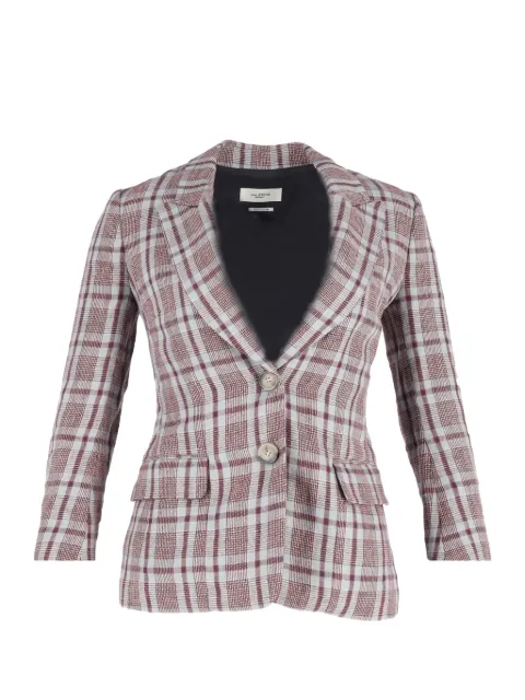 Isabel Marant Vintage plaid-pattern blazer Neutrals HNDOGBCL523779W
