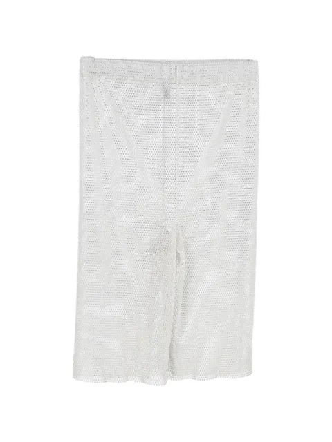 MACH & MACH crystal-embellished shorts White NAPPUGBCL550316W