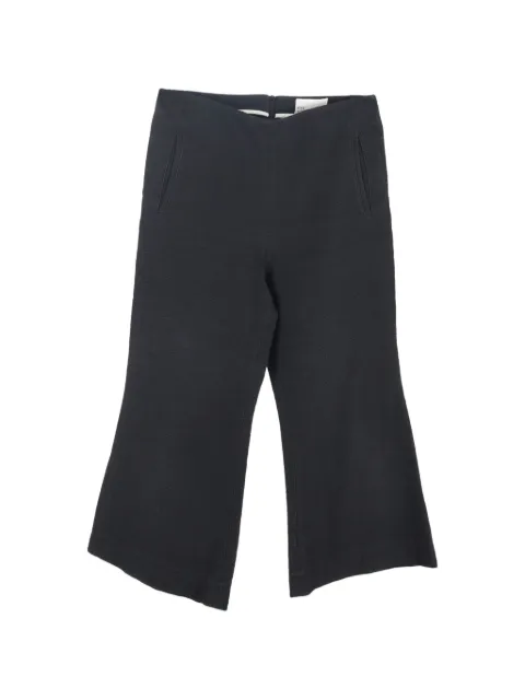 Lisa Marie Fernandez zip-fastening flared trousers Black NAPPUGBCL584434W