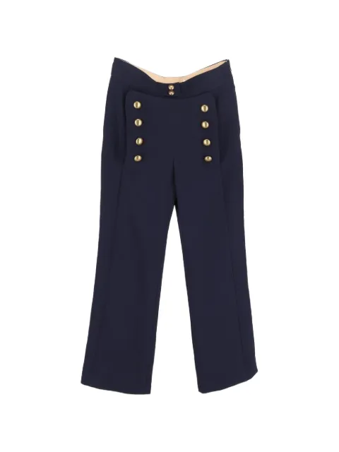 Chloé Vintage buttoned trousers Blue NAPPUGBCL524050W