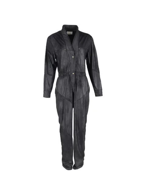Isabel Marant Vintage Junna long-sleeve jumpsuit Black NAPPUGBCL629094W
