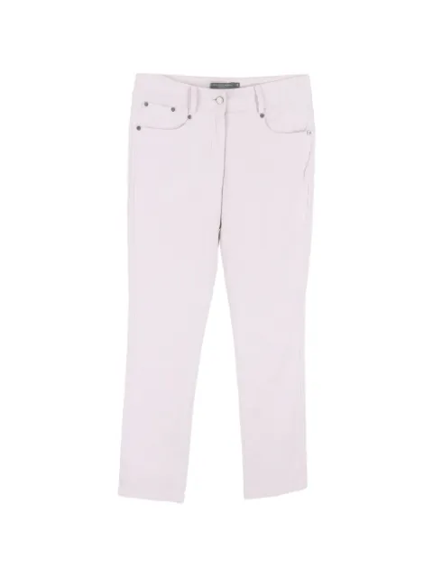 Alexander McQueen Pre-Owned logo-print trousers Pink HNPUCL559852W