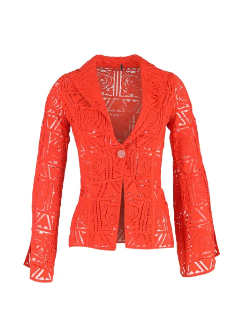 Cult Gaia floral lace jacket Orange NAPPUGBCL593595W