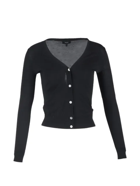 Theory V-neck cardigan Black NAPPUGBCL606664W