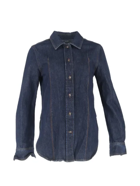 TOTEME denim button shirt Blue NAPPUGBCL633895W