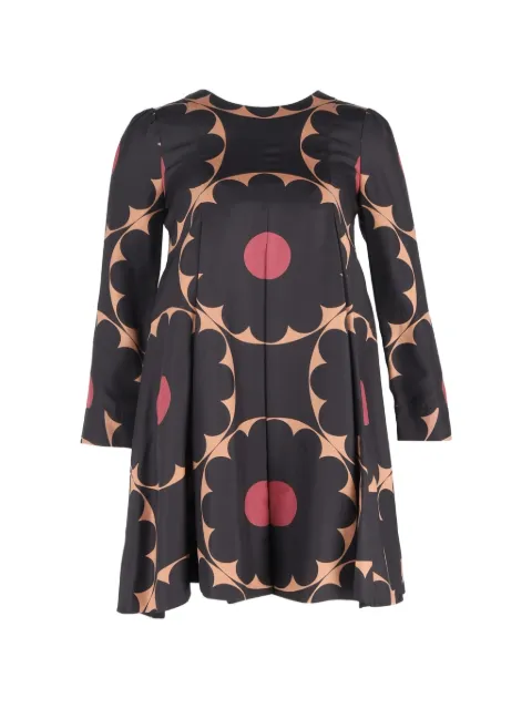 Marc Jacobs Vintage floral-print mini dress Black NAPPUGBCL606850W