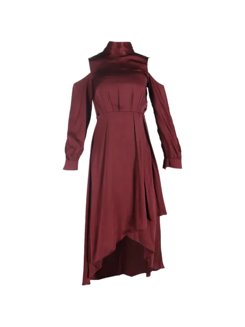 Diane Von Furstenberg Vintage asymmetric cut-out silk dress Red NAPPUGBCL549002W